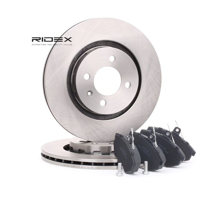 RIDEX 3405B0272 Σετ φρένων, δισκόφρενα SEAT TOLEDO 1 (1L) 73 PS Βενζίνη κόστος