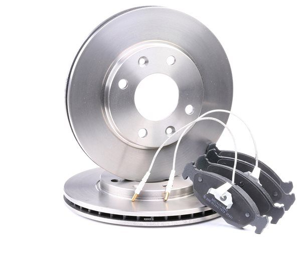 RIDEX 3405B0283: Bremsscheiben und -beläge Vorderachse, Ø: 247mm, Belüftet