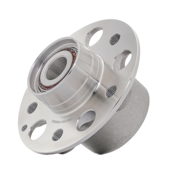 RIDEX 654W0896: Juego de cojinete de rueda Eje delantero, con accesorios, con buje de rueda, con material de fijación
