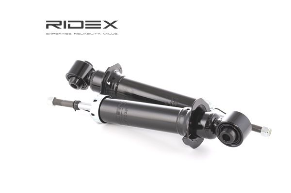 RIDEX 854S1794: Amortiguador Eje trasero, Presión de gas, Amortiguador con asiento de muelle