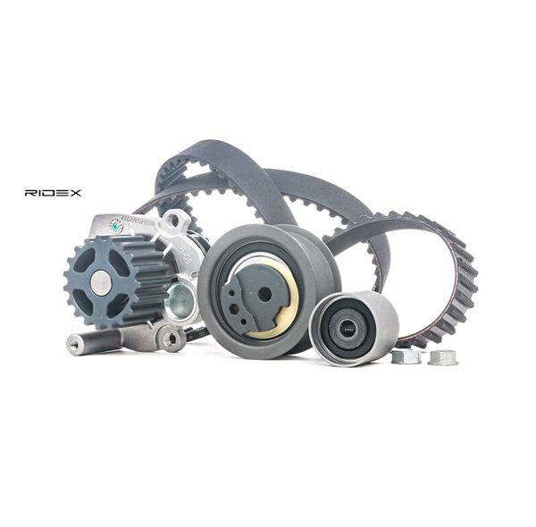 RIDEX 3096W0002: Kit de distribution + pompe à eau Nbr. dents: 120, Largeur: 30mm, avec pompe à eau, sans kit de vis