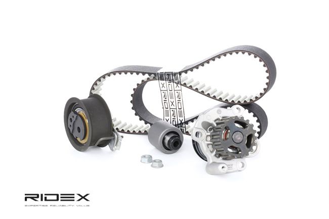 RIDEX 3096W0004: Kit cinghia distribuzione, pompa acqua N° denti: 120, con pompa acqua