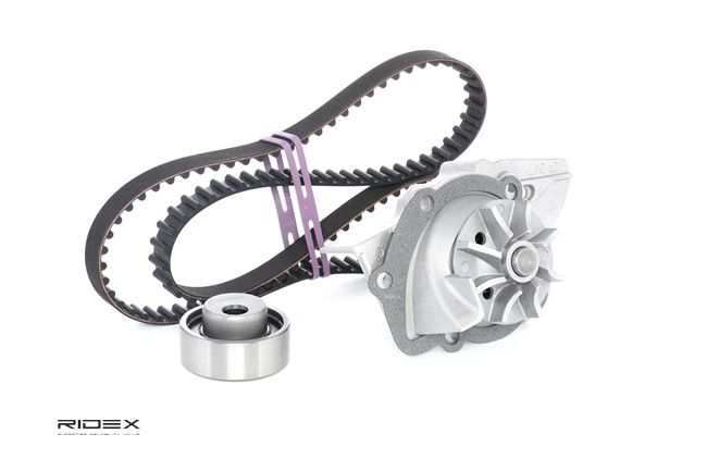 RIDEX 3096W0155: Kit cinghia distribuzione, pompa acqua N° denti: 114, Largh.: 17mm, con pompa acqua