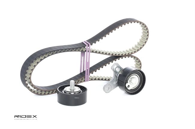 RIDEX 307T0206: Kit de correa de distribución 1438mm, usable en vehículos con corriente de carga de alternador: 151