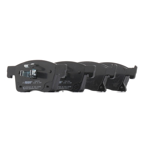 FERODO FDB4934: Juego de pastillas de freno PREMIER ECO FRICTION con accesorios, con clip de émbolo
