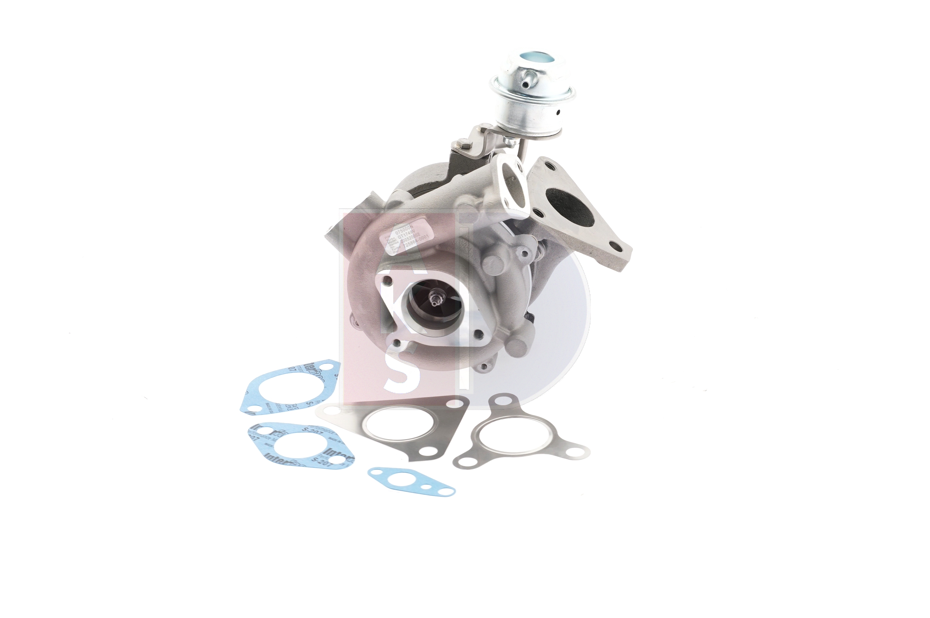AKS DASIS 075000N: Turbocharger Met pakkingen