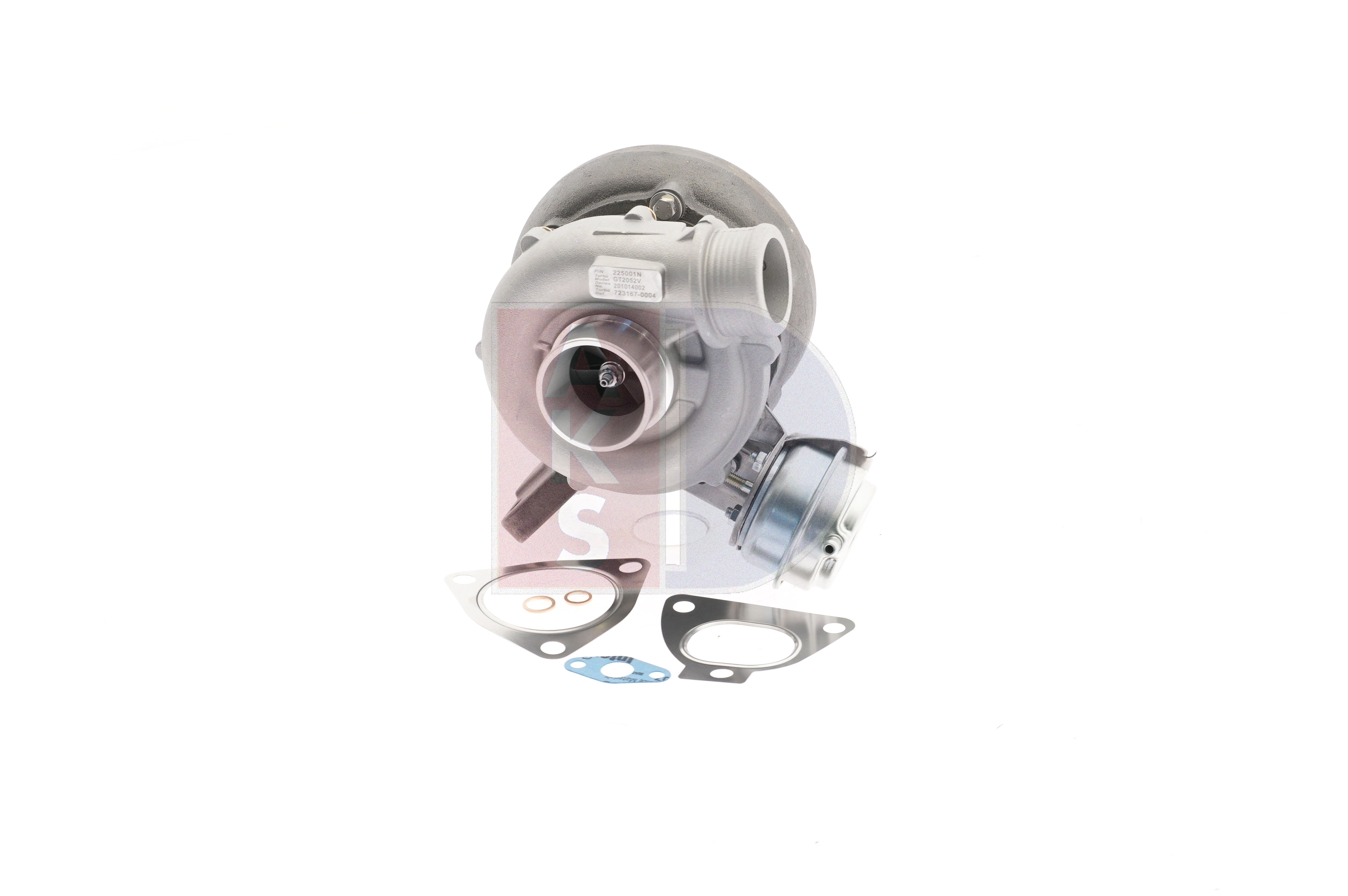 AKS DASIS 225001N Turbokompresorius VOLVO V70 2 (SW) 163 AG dyzelinas kaina