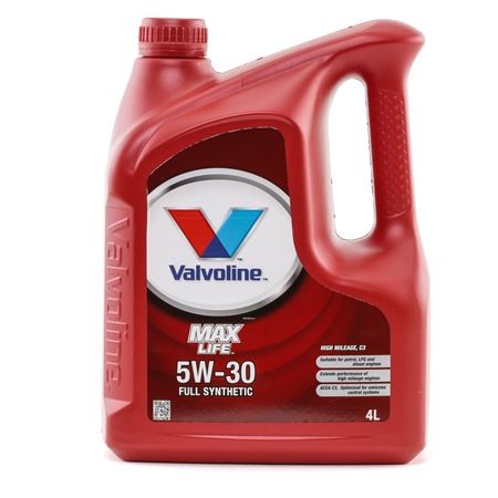 Valvoline MaxLife, C3 872368 Variklio alyva VAUXHALL Corsa Mk2 (C) (X01) 80 AG benzinas kaina