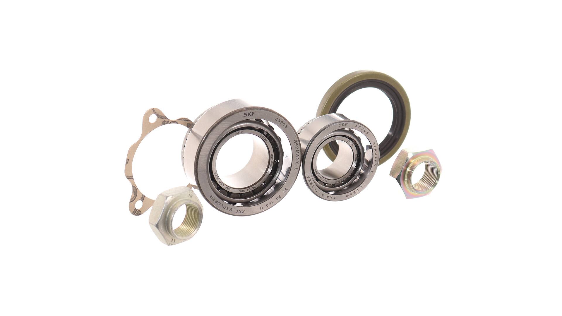 SKF VKBA 3508: Juego de cojinete de rueda con retén para ejes
