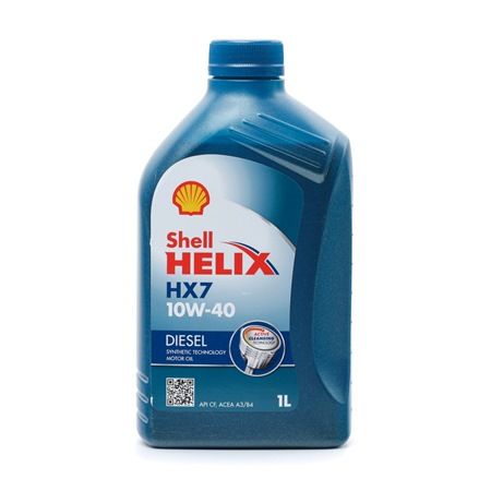 SHELL 550040427: Aceite de motor 1L, 10W-40 Helix, HX7 DIESEL