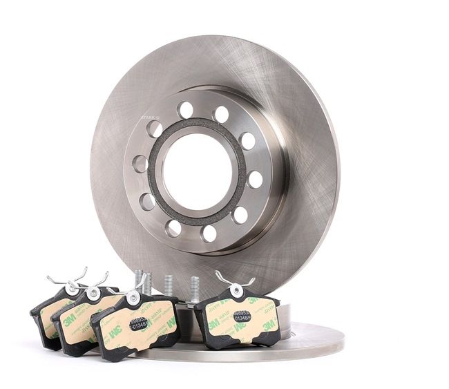RIDEX 3405B0244 Kit de discos de freno y pastillas AUDI A4 B6 Sedán (8E2) 130 cv Gasóleo costo