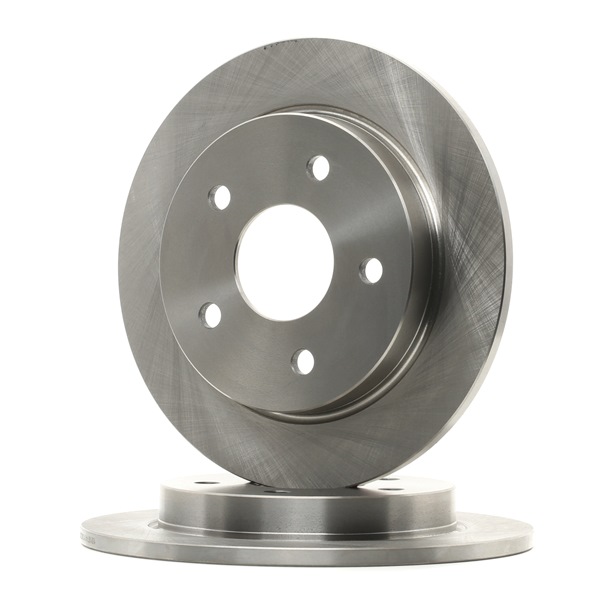 RIDEX 82B1297: Remschijf Achteras, Ø: 252,8mm, volledig, Gietijzer, Ø: 252,8mm, Geen coating, Zonder schroeven