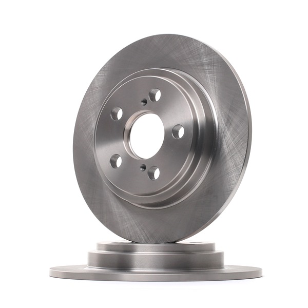 RIDEX 82B1353: Disc de frână puntea spate, Ř: 259mm, plin, Fonta, Ř: 259mm, netratat, fara suruburi