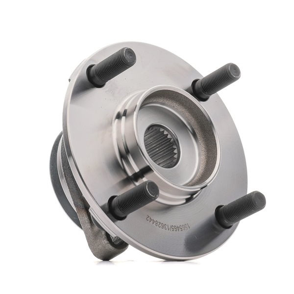 RIDEX 654W0714: Juego de cojinete de rueda Eje delantero, con juego de tornillos