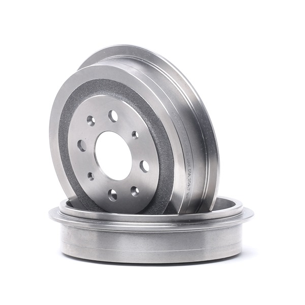 RIDEX 123B0081: Bremstrommel Hinterachse, 203,2, 249,5mm
