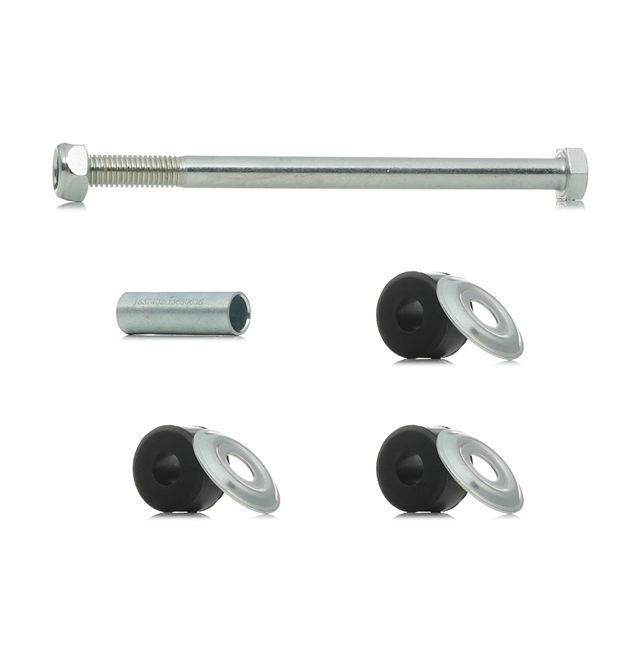 RIDEX 3229S0410: Bieleta de suspensión Eje delantero, izquierda, Eje delantero, derecha, 150mm, Acero