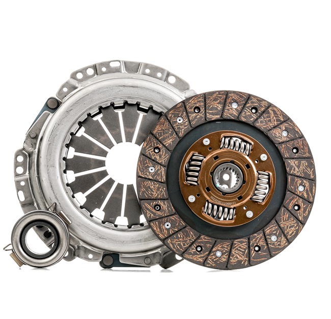 RIDEX 479C0204: Kupplungssatz mit Kupplungsdruckplatte, mit Kupplungsscheibe, mit Ausrücklager