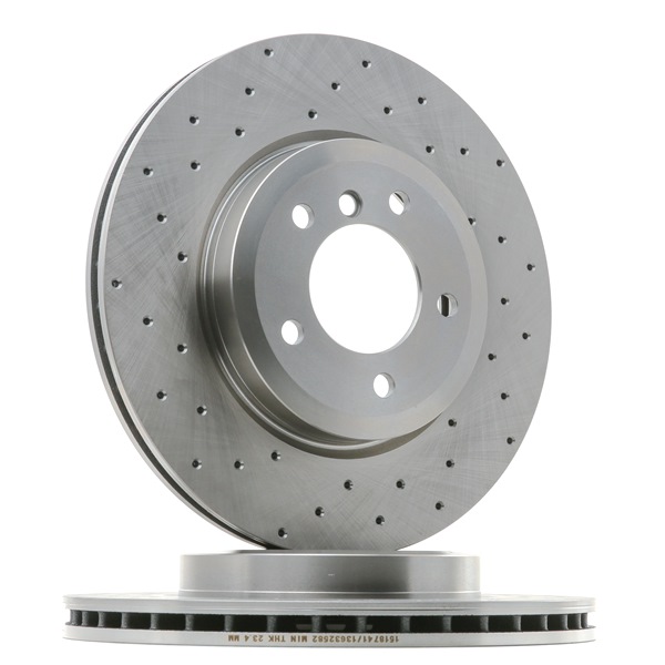 RIDEX 82B1281: Disco de freno Eje delantero, Ø: 324,8mm, ventilado, Hierro fundido, Ø: 324,8mm, sin recubrimiento, sin tornillos