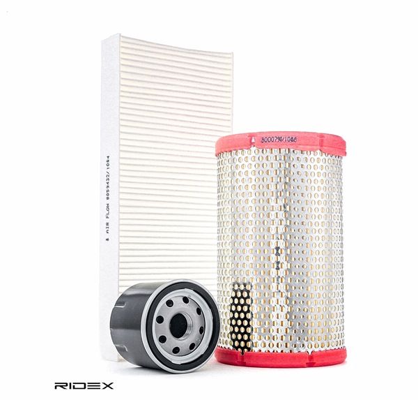 RIDEX 4055F0094 Filter - Sada RENAULT TWINGO 1 (C06) 60 KS Benzín cena