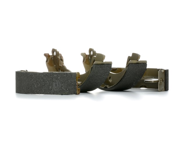 RIDEX 70B0276: Bremsbackensatz Hinterachse, 203mm, mit Zubehör, ohne Hebel