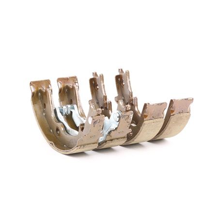 RIDEX 70B0292: Juego de zapatas de frenos Eje trasero, 168,0mm, sin forro de frenos