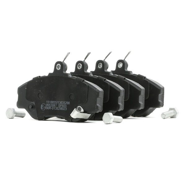 RIDEX 402B1092: Bremsbeläge Vorderachse
