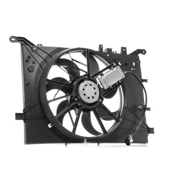 RIDEX 508R0045: Ventilátor chladenia motora 420mm, s riadiacou jednotkou, s ramikom vetraka chaldica
