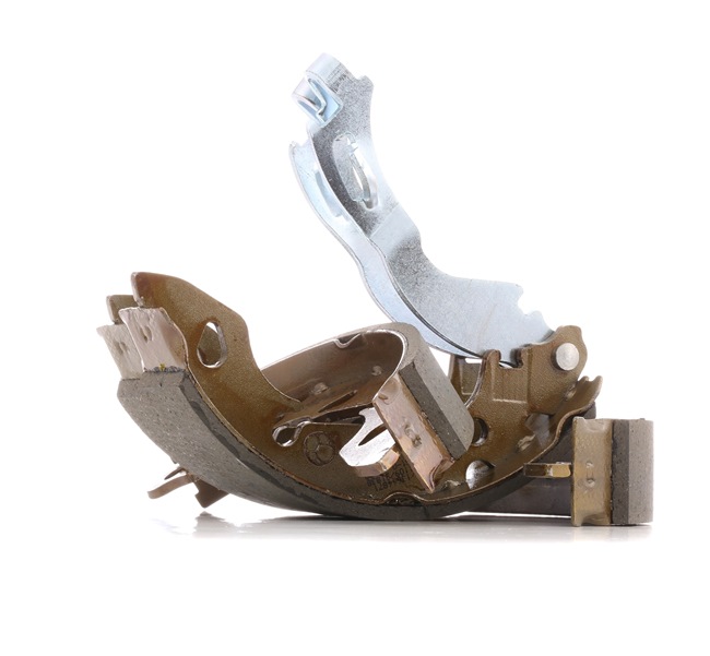 RIDEX 70B0349: Bremsbackensatz Hinterachse, 180,0mm, mit Handbremshebel