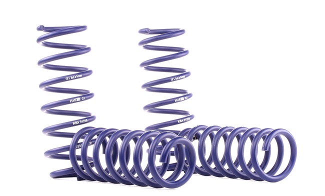 H&R 28947-1: Zestaw zawieszenia, sprężyny śrubowe Performance Lowering Springs Oś przednia, Oś tylna