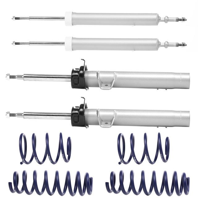 H&R 40187-1: Sada prużín a tlmičov Cup-Kit Comfort-Suspensions predna naprava, Zadna naprava