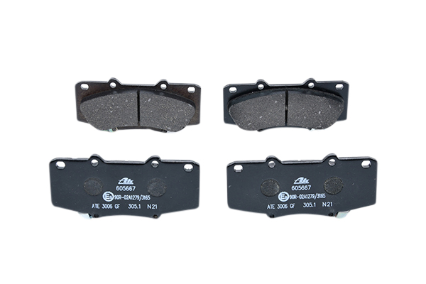 ATE 13.0460-5667.2 Remblokken TOYOTA HILUX 3 Pritsche/Fahrgestell (KUN1, TGN3, TGN2, TGN1, 171 Pk Diesel kosten