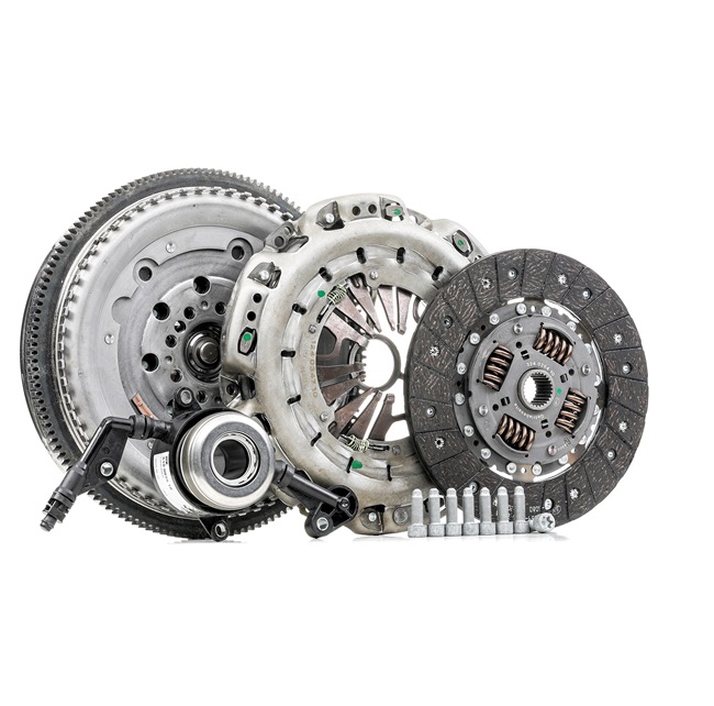 LuK 600 0290 00: Kit ambreiaj LuK RepSet DMF cu rulment de presiune, cu bucsa de ghidaj, cu volanta, cu set suruburi, Volant cu masa dubla cu disc de frecare