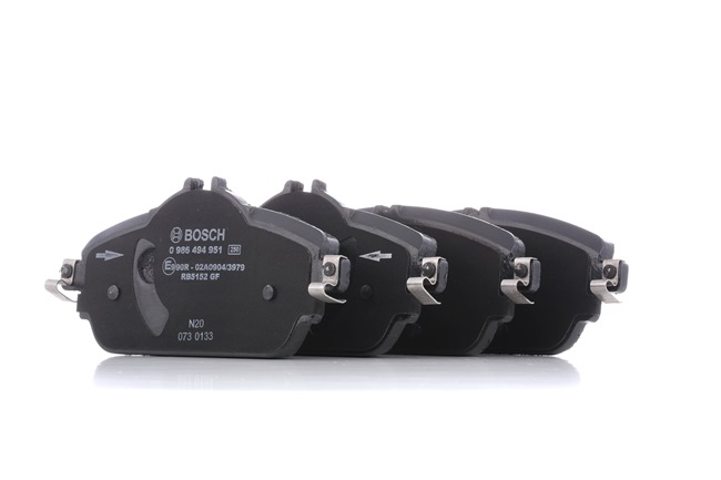 BOSCH 0 986 494 951 Τακάκια φρένων MERCEDES-BENZ C-class T-modell (S205) 150 PS Πετρέλαιο κόστος