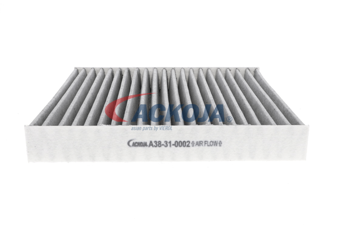 ACKOJA A38-31-0002: Filtrs, Salona telpas gaiss Original ACKOJA Quality Aktīvā ogle, Aktivētās ogles filtrs