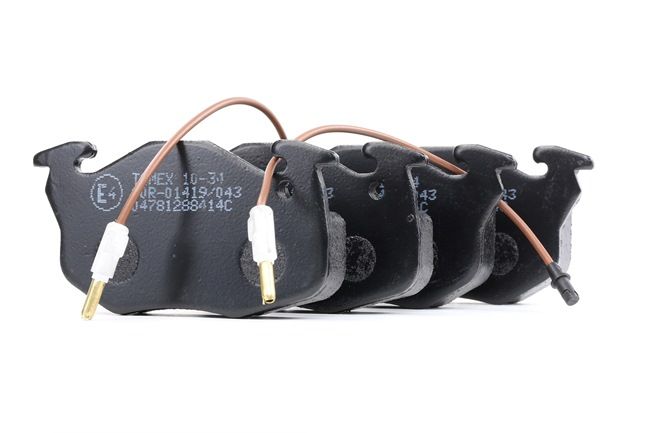 TOMEX brakes TX 10-34: Sada brzdových destiček, kotoučová brzda přední osa, s příslušenstvím