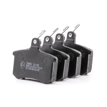 TOMEX brakes TX 10-62: Juego de pastillas de freno Eje trasero