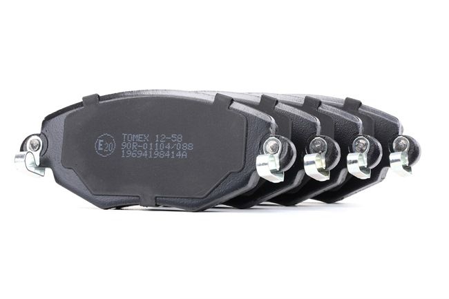 TOMEX brakes TX 12-58 Brzdové platničky JAGUAR X-Type Sedan (X400) 156 KS Benzín cena