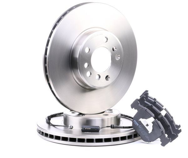 STARK SKBK-1090364: Set frana, frana disc punte fata, Ř: 332mm, ventilat, cu tabla anti scartait