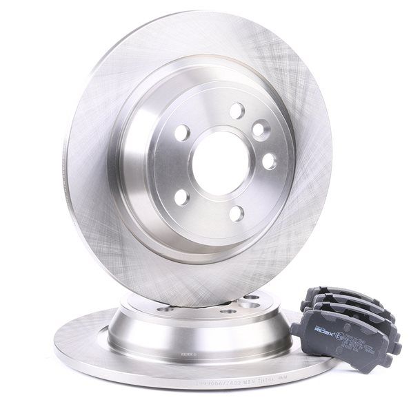 RIDEX 3405B0302 Bremseskiver og -klosser FORD S-MAX (WA6) 145 hk bensin/etanol hva koster