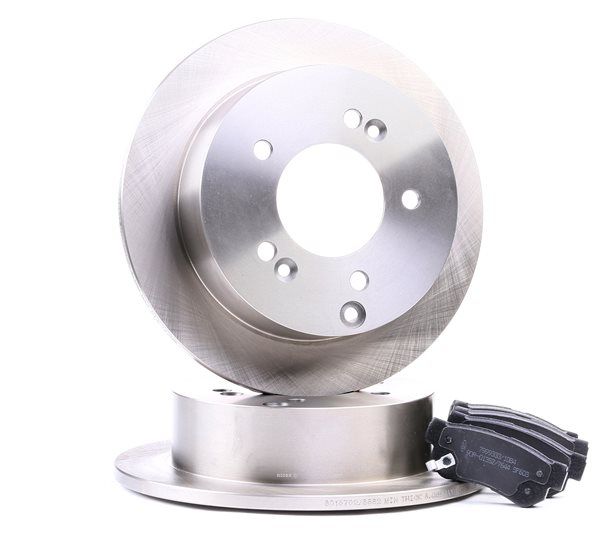 RIDEX 3405B0306: Pidurikomplekt, ketaspidur Tagasild, Ø: 262mm, täis