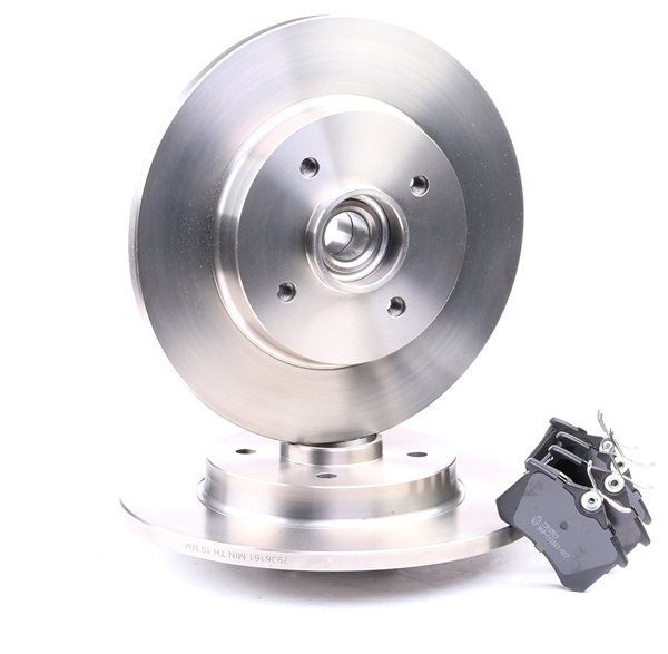 STARK SKBK-1090372: Kit de discos de freno y pastillas Eje trasero, Ø: 268mm, macizo, con cojinete rueda, con anillo sensor ABS