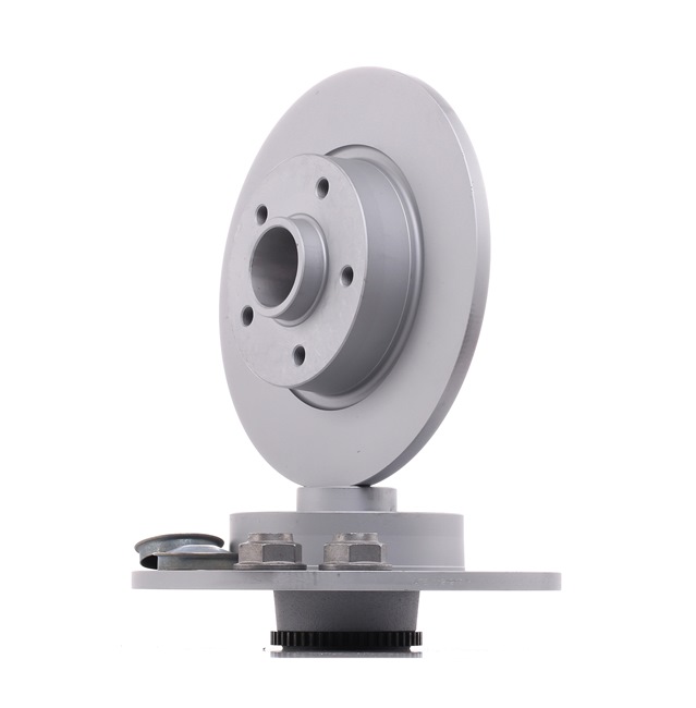 ATE 24.0112-0217.2: Disco de freno Ø: 280,0mm, macizo, Ø: 280,0mm, revestido, con cojinete rueda, con anillo sensor ABS