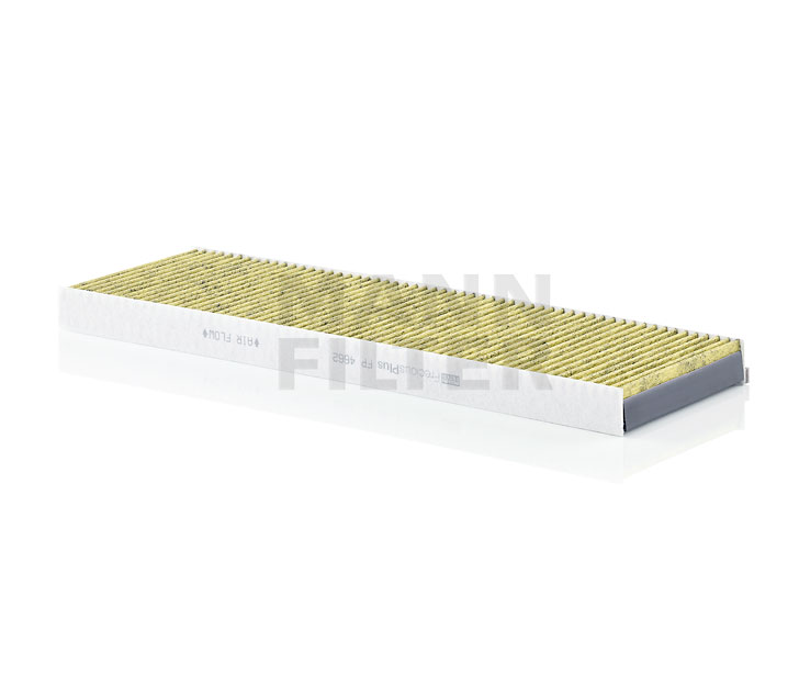 MANN-FILTER FP 4662: Filtre d'habitacle FreciousPlus Filtre à charbon actif avec polyphenol, avec effet antibactérien, Filtre à poussière fine (PM 2.5), avec une activité antifongique, Filtre à charbon actif