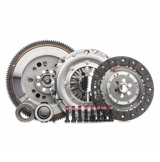 VALEO 837093: Kupplungssatz KOMPLETTKIT DMF mit hocheffizienter Kupplung mit Zweimassenschwungrad, mit Schraubensatz, mit Sicherungsschraubensatz, mit Ausrücklager