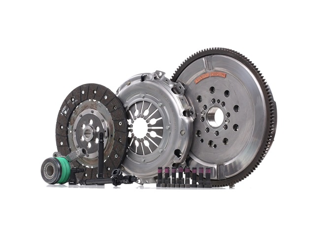 VALEO 837425: Kit ambreiaj FULLPACK DMF (CSC) with High Efficiency Clutch cu volant cu masă dublă, cu rulment de presiune, cu set suruburi, cu set suruburi de siguranta, fara senzor