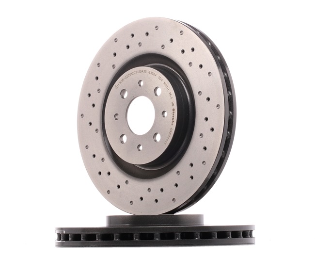 BREMBO 09.8004.4X: Disc de frână XTRA LINE - Xtra Ř: 305mm, perforat/ventilat interior, Ř: 305mm, acoperit (cu un strat protector), cu suruburi