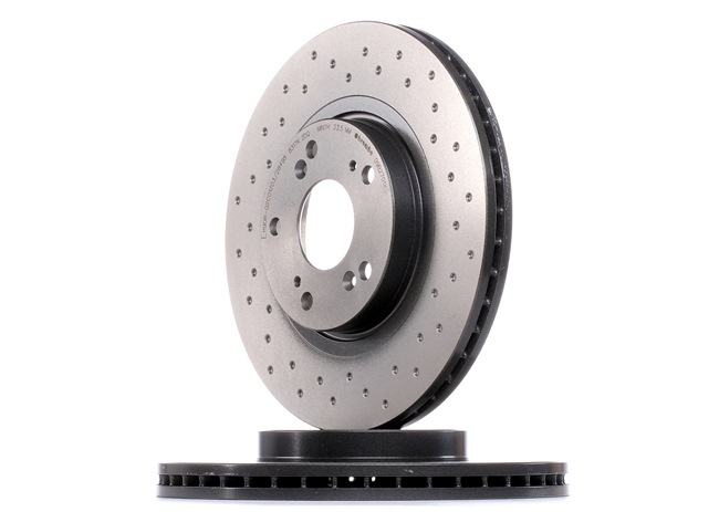 BREMBO 09.B270.1X: Disc de frână XTRA LINE - Xtra Ř: 296mm, perforat/ventilat interior, Ř: 296mm, acoperit (cu un strat protector), cu suruburi