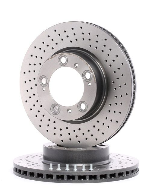 BREMBO 09.C880.11: Disc de frână PRIME LINE - UV Coated Ř: 318mm, perforat/ventilat interior, Ř: 318mm, acoperit (cu un strat protector), cu suruburi