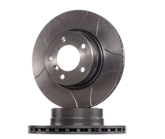 BREMBO 09.C894.75: Disc de frână XTRA LINE - Max Ř: 310mm, ventilat interior, canelat, Ř: 310mm, acoperit (cu un strat protector), cu suruburi