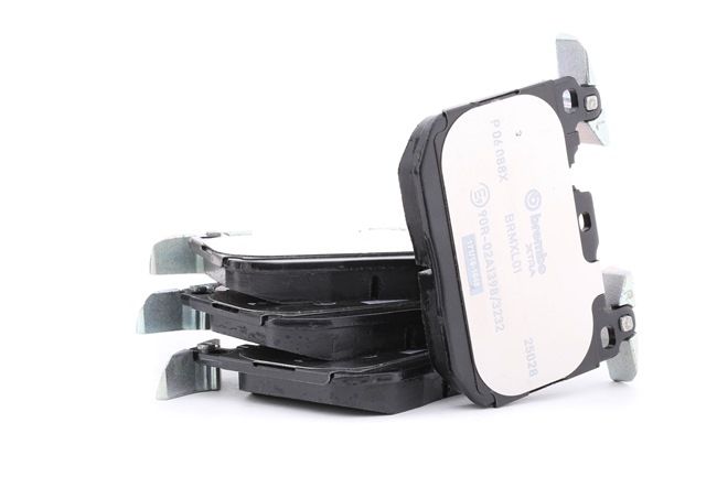BREMBO P 06 088X: Juego de pastillas de freno XTRA LINE sin accesorios, con pesos de equilibrio, Chapa antichirridos